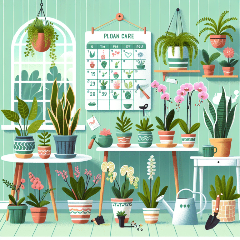 Indoor Plant Care Schedule