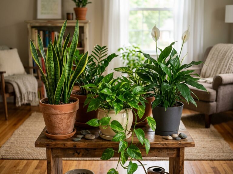 air cleaning plants low light