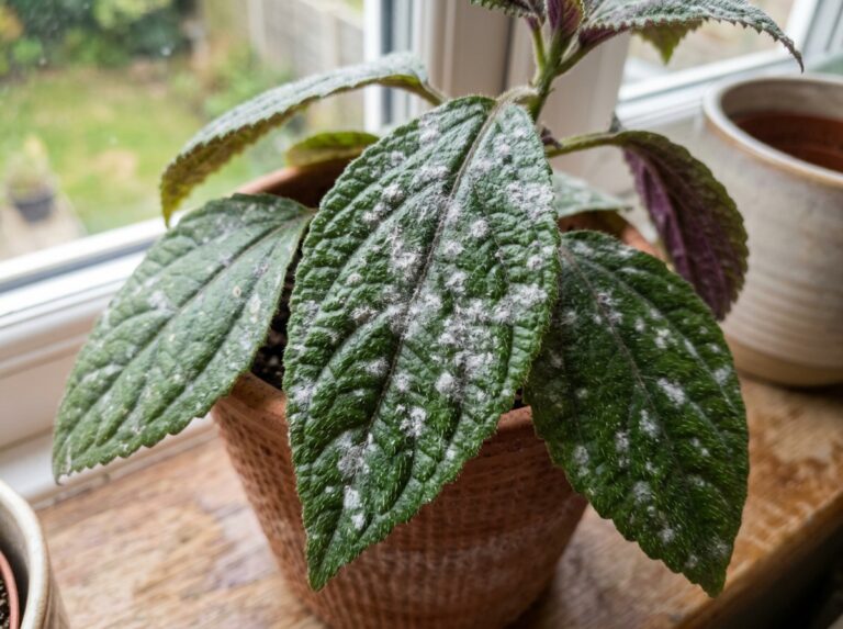 powdery mildew on houseplants